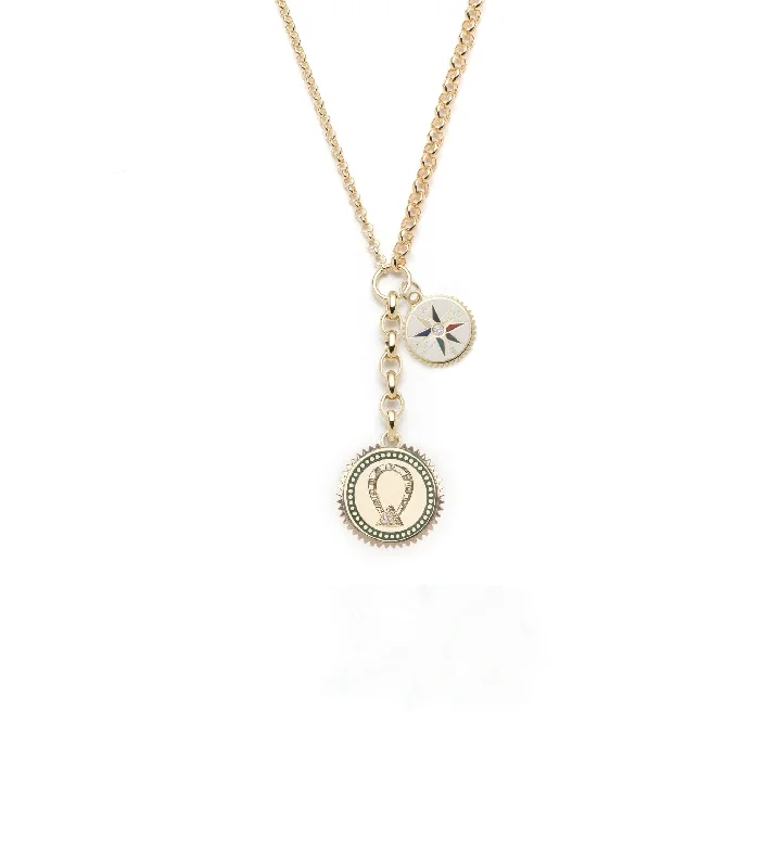 Limited-Time Jewelry Sale – Don't Miss These Deals Protection & Internal Compass : Medium Mixed Belcher Extension Chain Necklace