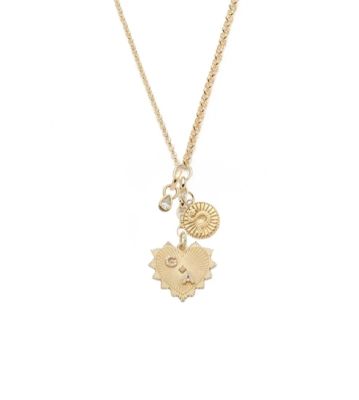 Flash Deals On Fine Jewelry – Shop Before It's Gone Radiating Heart, Snake, Forever & Always a Pair : Medium Mixed Belcher Extension Necklace