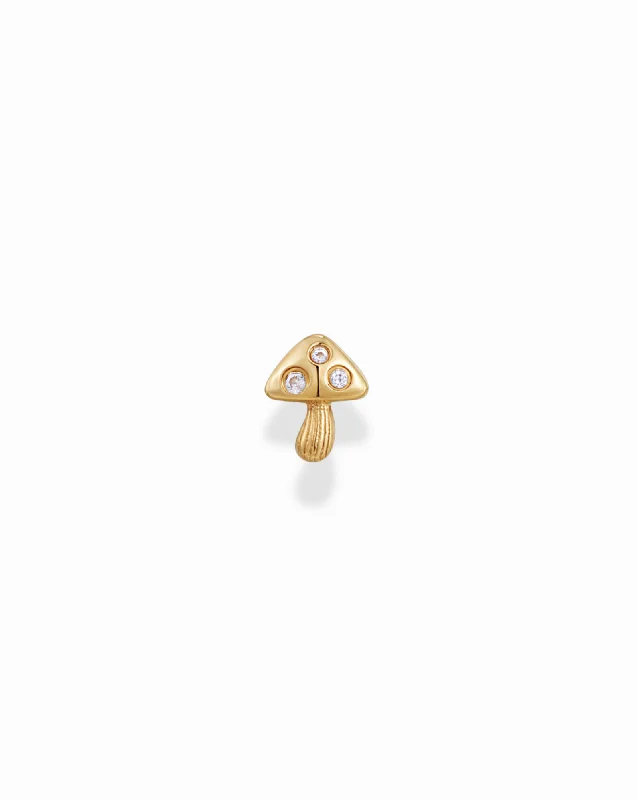 Handcrafted Jewelry Sale – Unique Designs At Low Prices 14k Mushroom Stud