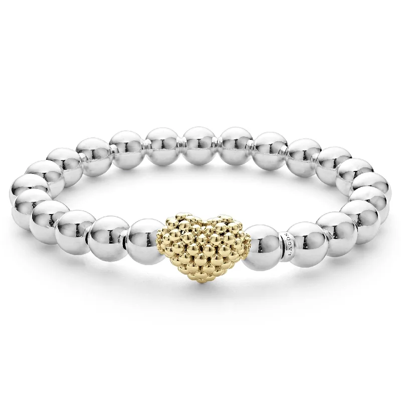 Buy More, Save More On Stunning Jewelry Pieces Stretch Gold Heart Bead Bracelet (Size M) Buy More, Save More On Stunning Jewelry Pieces Stretch Gold Heart Bead Bracelet (Size M)