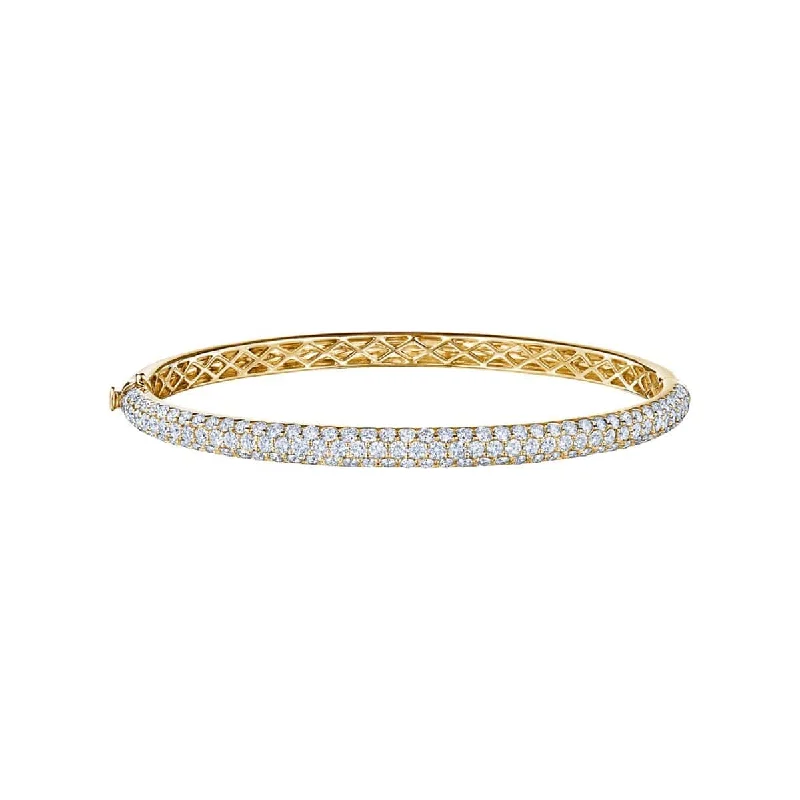 Timeless Elegance At Unbelievable Discounts Moonlight Medium Pave Diamond Bangle