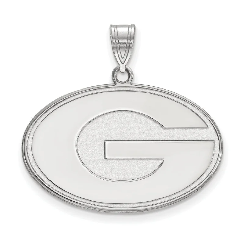 Shop Handcrafted Jewelry At Special Promotional Rates 10k White Gold U. of Georgia Large 'G' Pendant Shop Handcrafted Jewelry At Special Promotional Rates 10k White Gold U. of Georgia Large 'G' Pendant