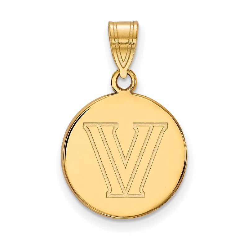 Fashion-Forward Jewelry At Incredible Prices 14k Gold Plated Silver Villanova U. MD Logo Disc Pendant Fashion-Forward Jewelry At Incredible Prices 14k Gold Plated Silver Villanova U. MD Logo Disc Pendant