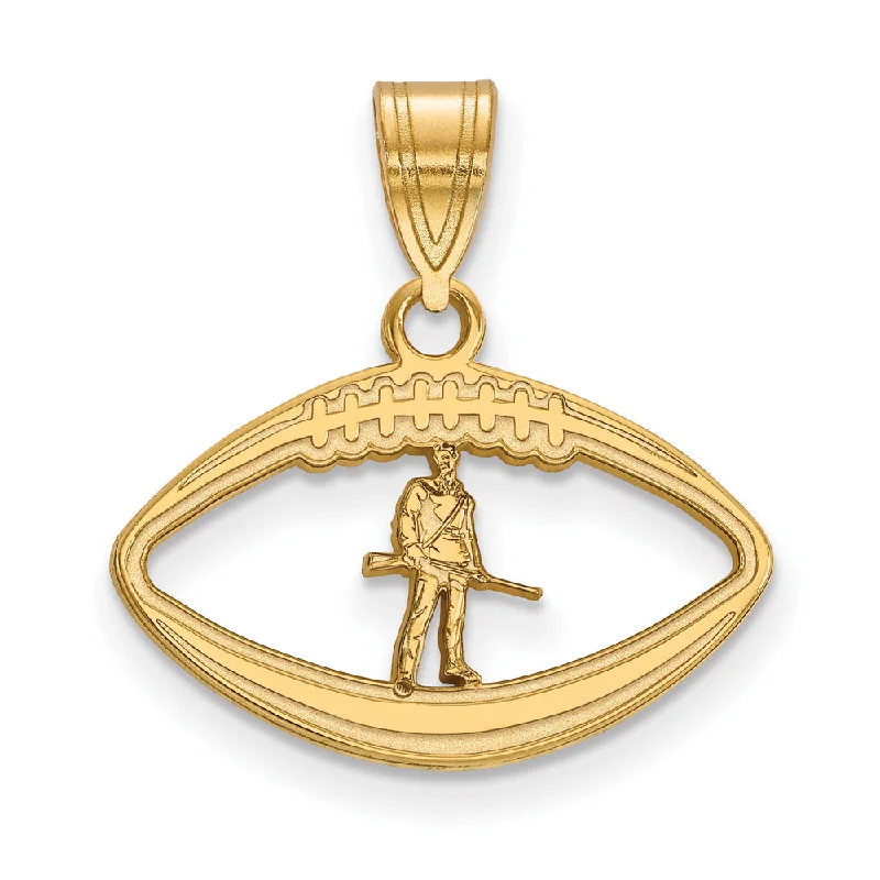 Elegant Jewelry At Unbeatable Offers – Shop Before It's Gone 14k Gold Plated Silver West Virginia U. Mascot Football Pendant Elegant Jewelry At Unbeatable Offers – Shop Before It's Gone 14k Gold Plated Silver West Virginia U. Mascot Football Pendant