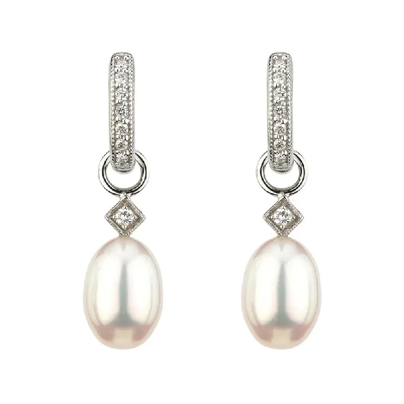 Flash Sale On Elegant Jewelry – Don't Miss Out Jude Frances Lisse Pearl Briolette Earring Charms