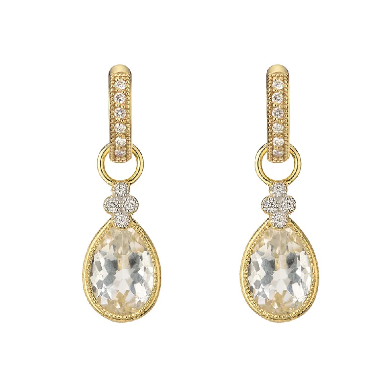 Personalized Jewelry Sale – Unique Gifts At Low Prices Jude Frances Provence Pear Stone Earring Charms